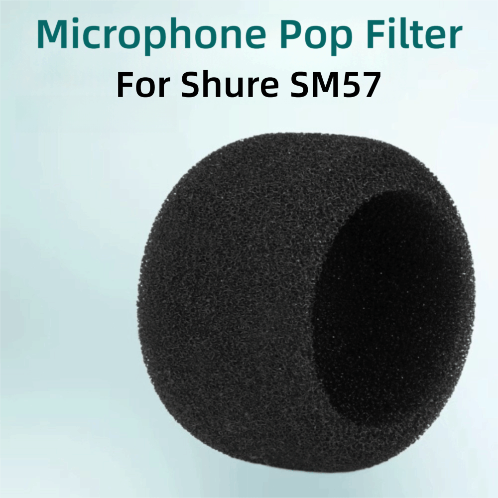 Shure Mic Mv7 - Mikrofon-Windschutz-Ersatz: Beflockter Schaumstoff-Windschutz, Mikrofonabdeckung, Pop-Filter für