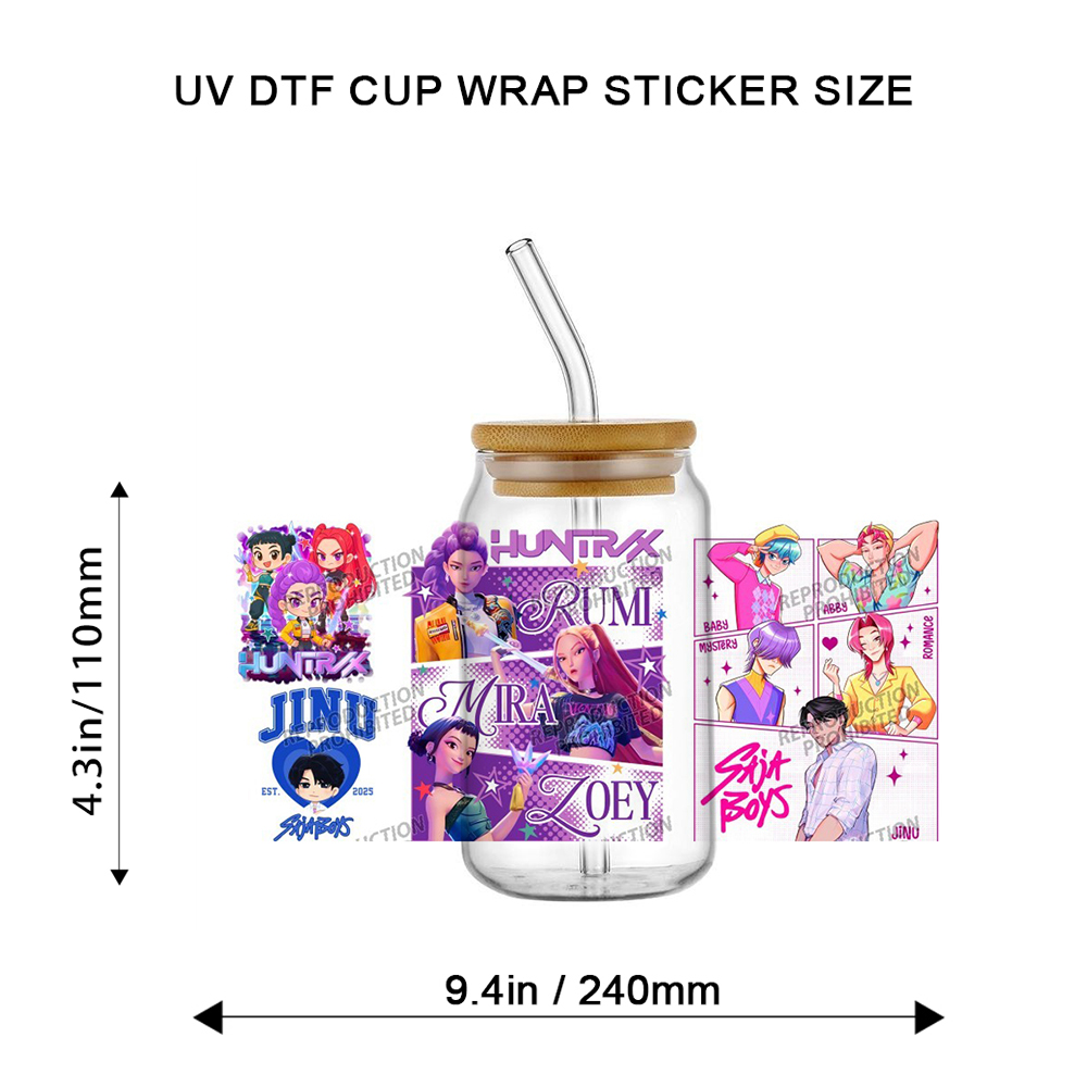 Saja Boys K-POP Team UV DTF Be – Rdta Tank Glass Bewertung und Preis